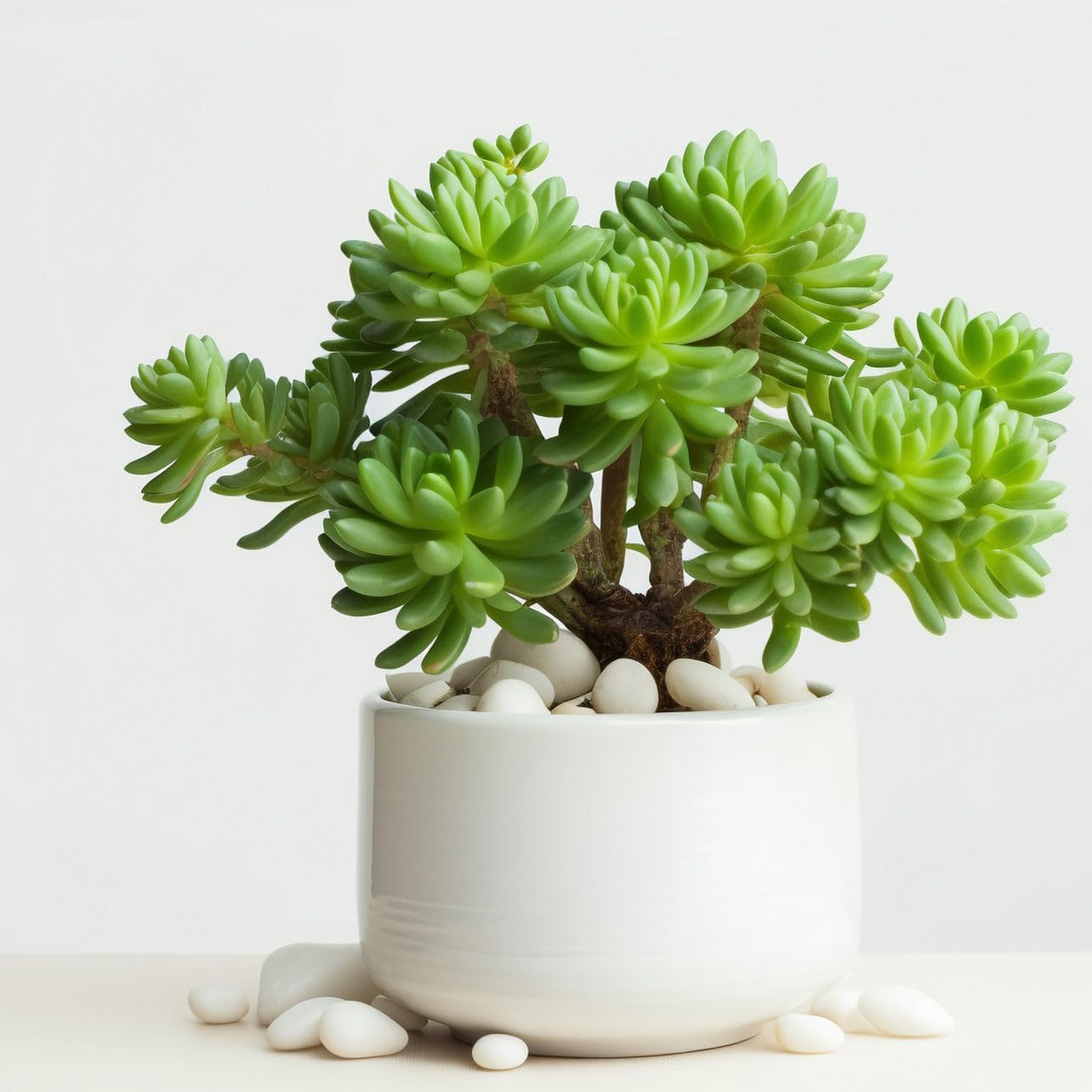 12 LBS River Rocks, StoneCreek, Decorative Garden Stones for Plant Landscaping, Polished Gravel Filler Pebbles for Home Decoration, Vases, Succulents, Flower Beds and Fish Tanks (White, Medium)