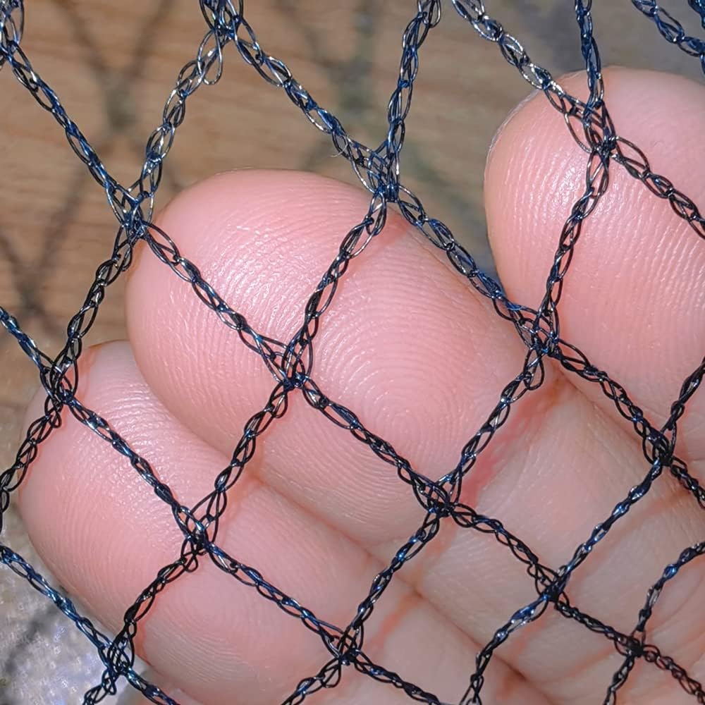 Meanchen Bird Netting 7.5x65 Ft, 1/2 in Mesh Heavy Duty Garden Netting for Plants, Fruit Trees, Vegetables, Extra Strong Woven Mesh Netting Against Birds, Deer, Poultry for Chicken Coop