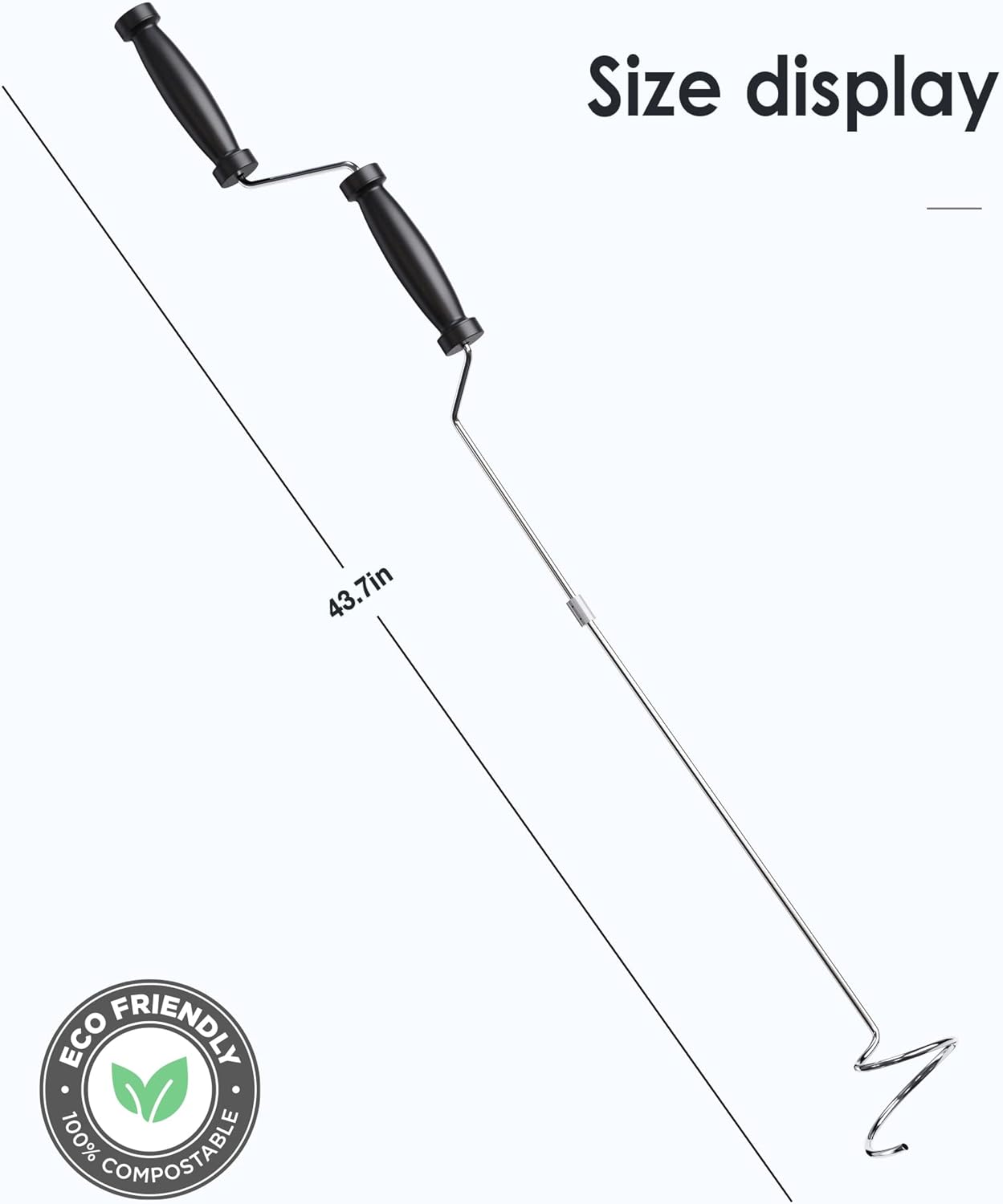 SQUEEZE master Compost Aerator-Compost Turner and Mixing Tool-Compost Aeration Tool