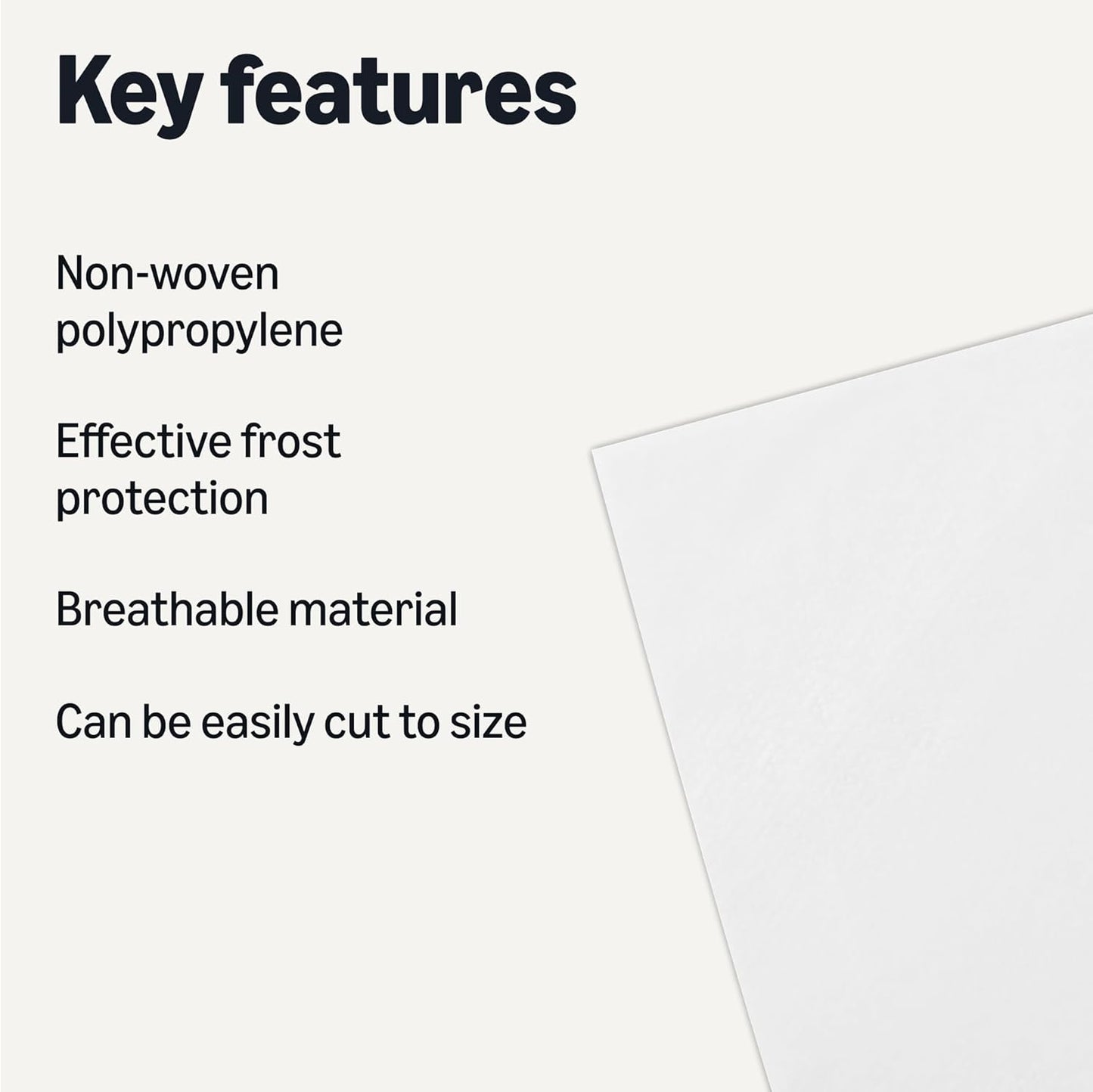 Amazon Basics Plant Covers, 10x30ft, White, 1-Pack