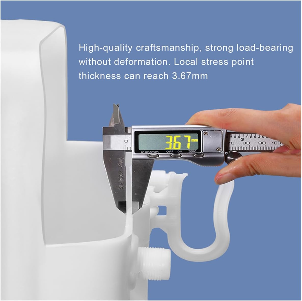 Plastic Water Tank 25L/35L/50L/80L/110L/200L Water Container，Rain Water Tank，Food-Grade Rectangular Thickened Water Tower with Faucet for Household Water Storage(Size:200L)