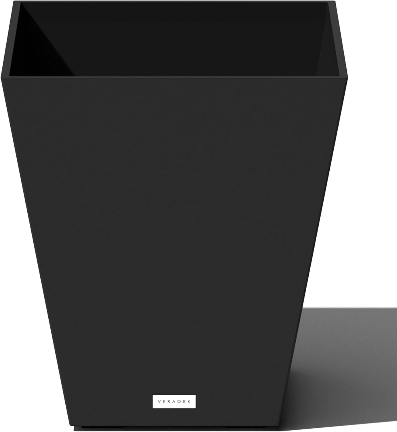 Veradek Pure Series Nobleton Plastic Planter - Large Pots for Indoor or Outdoor Porch/Patio | Durable All-Weather Use with Drainage Holes | Modern Planter Décor for Flowers, Shrubs, Trees