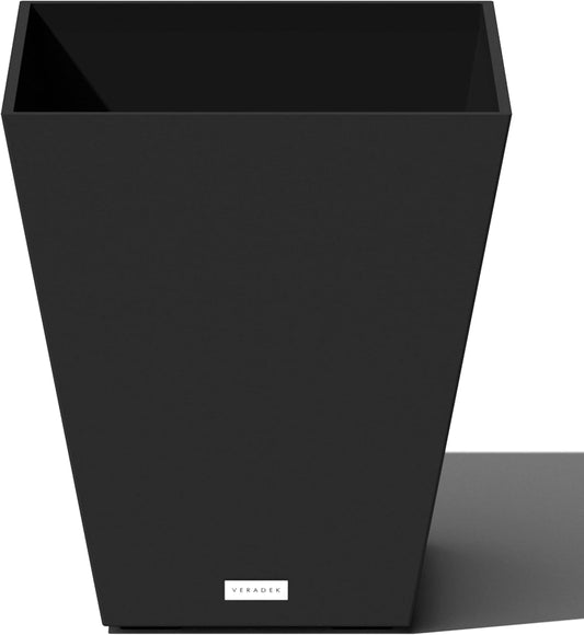 Veradek Pure Series Nobleton Plastic Planter - Large Pots for Indoor or Outdoor Porch/Patio | Durable All-Weather Use with Drainage Holes | Modern Planter Décor for Flowers, Shrubs, Trees