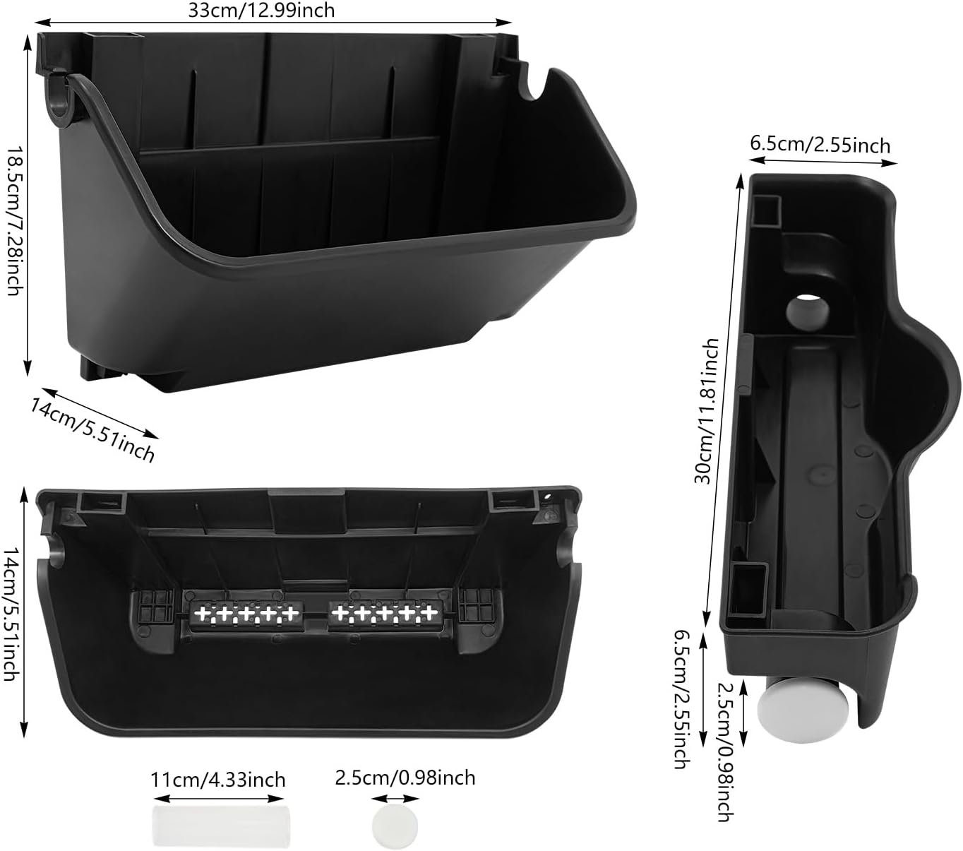 24 Pack Self Watering Wall Mounted Planter, Indoor and Outdoor Vertical Planter Wall Mounted Planter for Patio Outdoor Decor with Drainage Holes, Vertical Garden Planters for Indoor Plants- Black