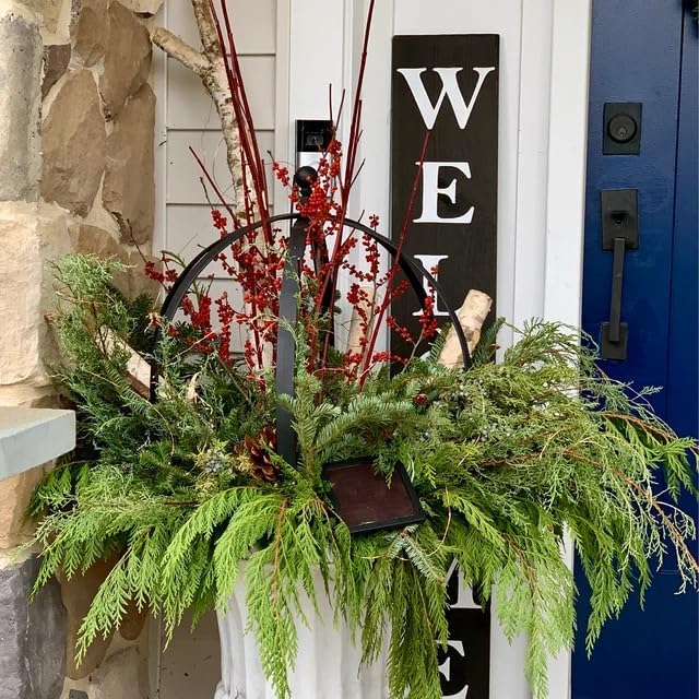 Set of 2 Metal Garden Trellis Obelisks - Durable Black Powder Coated Round Climbing Frames for Plants - Ideal Decorative Support for Flowers & Vines - Ideal for Indoor & Outdoor Gardens