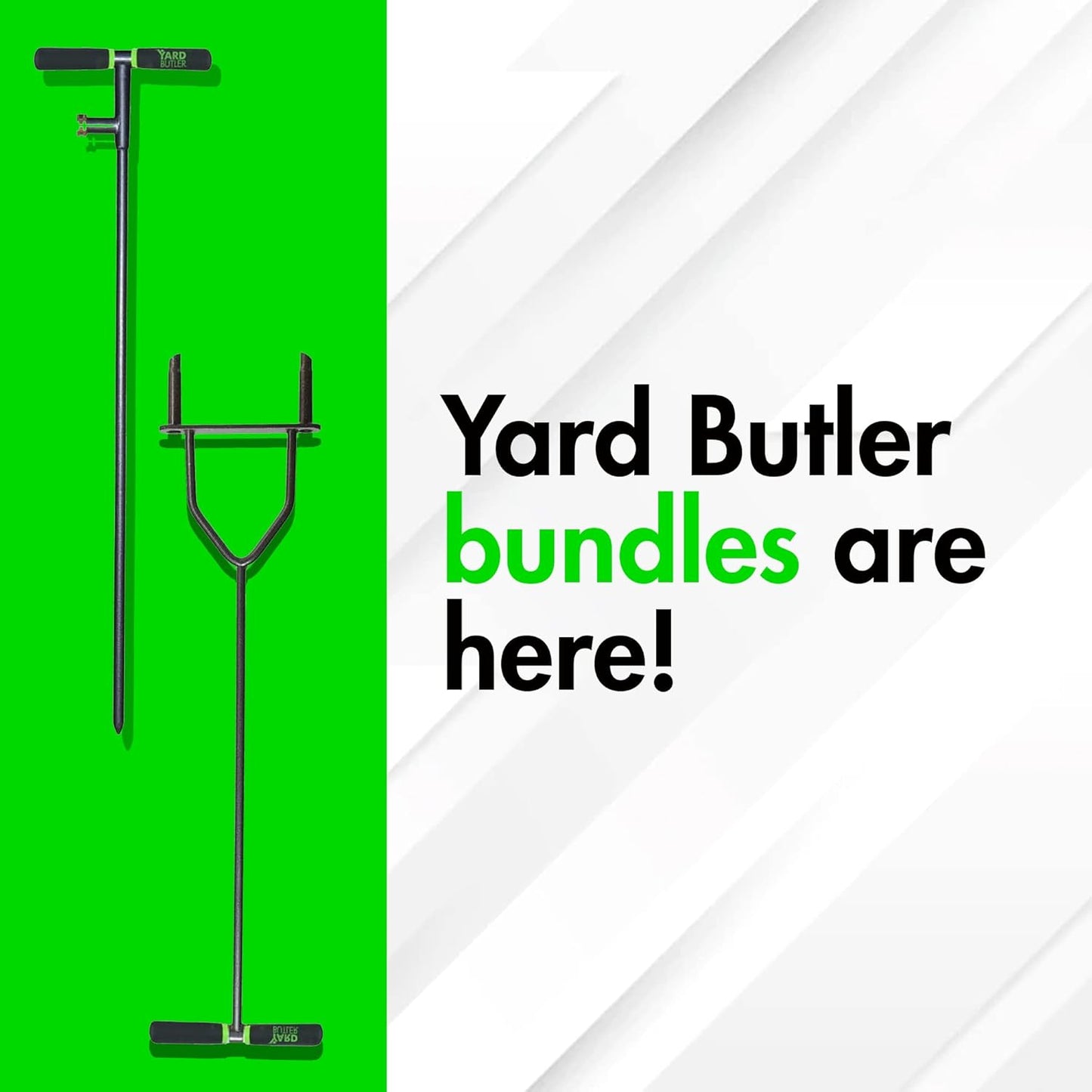 Yard Butler Aerators - Durable for Easy Lawn Care & Healthy Growth - Prevent Lawn Damage by Breaking Up Compaction - Ergonomic Gardening Tool, Aerator & Irrigator Bundle