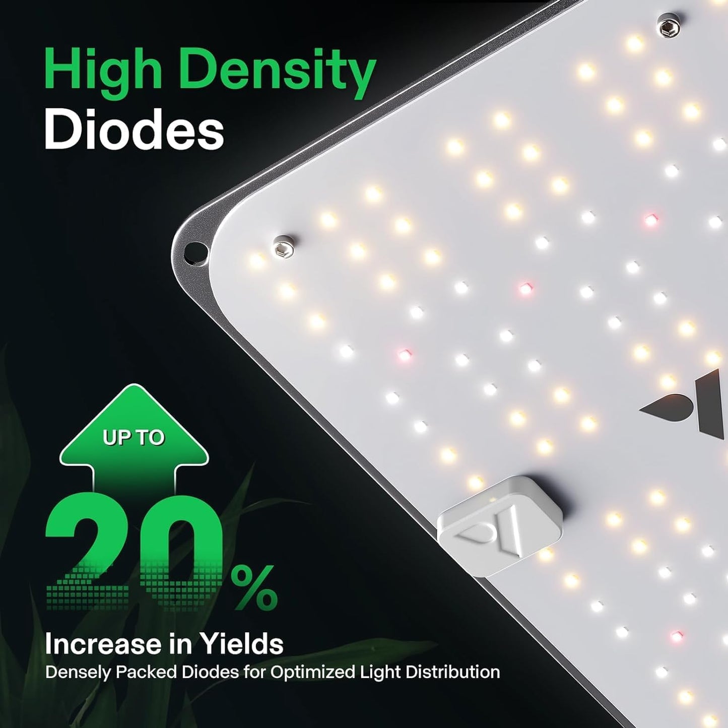 VIVOSUN VS1000E LED Grow Light with Full Spectrum Diodes, Sunlike Plant Light for Indoor Plants Seedling Veg and Bloom in 2x2/3x3 Grow Tents Greenhouses