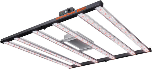 Spider Farmer SE5000 480W LED Grow Light, Samsung LM301H EVO Diodes, 2025 Upgraded Remote App Control, Full Spectrum Dimmable Daisy Chain Bar Style Growing Lamp for Indoor Plants, 4x4ft Coverage