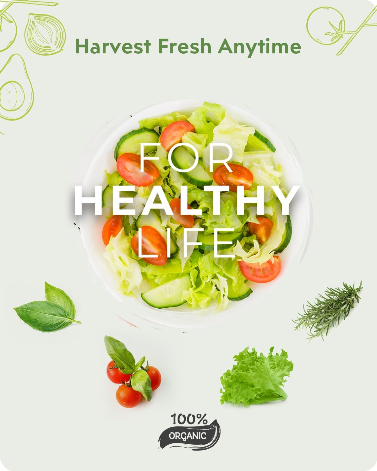 140Pcs Hydroponic Pods Supplies: Compatible with AeroGarden Grow Anything Herb Kits - Includes Grow Sponges Grow Baskets Grow Domes Labels - Hydroponics Supplies for Most Brand