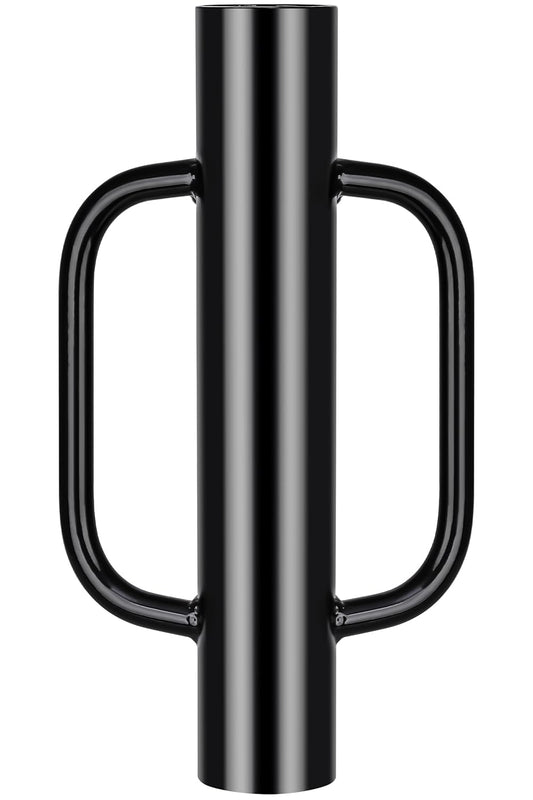 Gtongoko 8LB Fence Post Driver with Handles Heavy Duty T Post Driver Post Pounder for T-Posts, U Channel, Metal Post and Sign Post Pole Driver Tool, Black