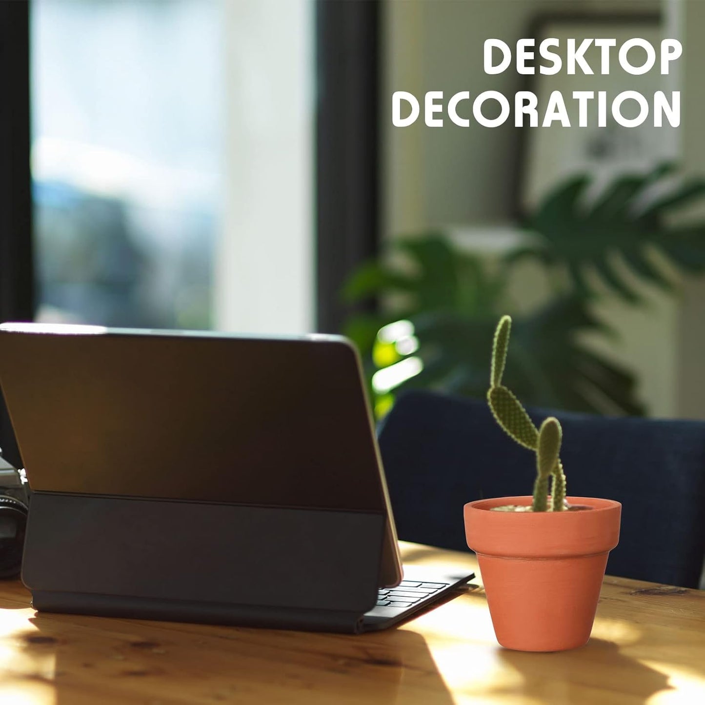 Nuogo 100 Pcs Mini 2" Terracotta Pot Bulk Small Plant Pots, Tiny Clay Pots Nursery Flower with Drainage Holes for Indoor Outdoor Succulent Cactus Plants Crafts Wedding Decorations