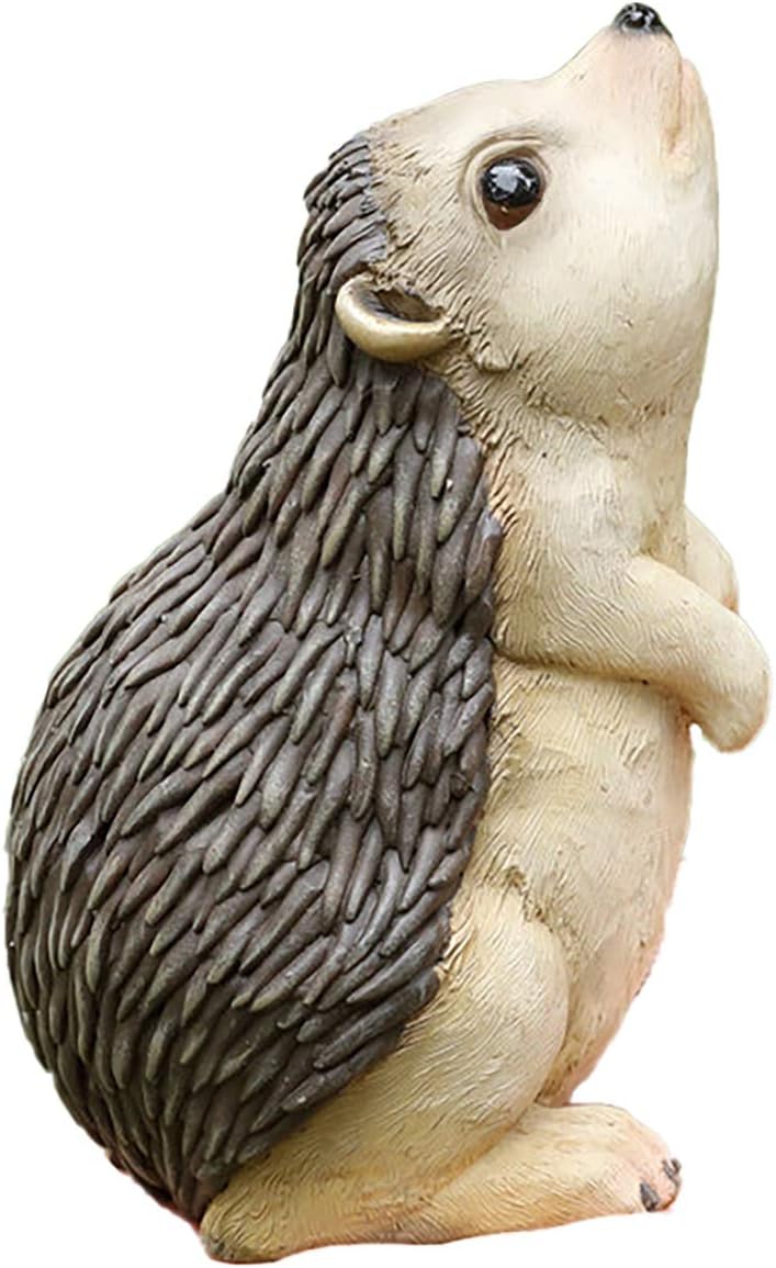 Rabbit, Squirrel and Hedgehog, Resin Garden Sculpture, Super Cute Outdoor Decoration, The Best Garden Sculpture Gift for Relatives and Friends