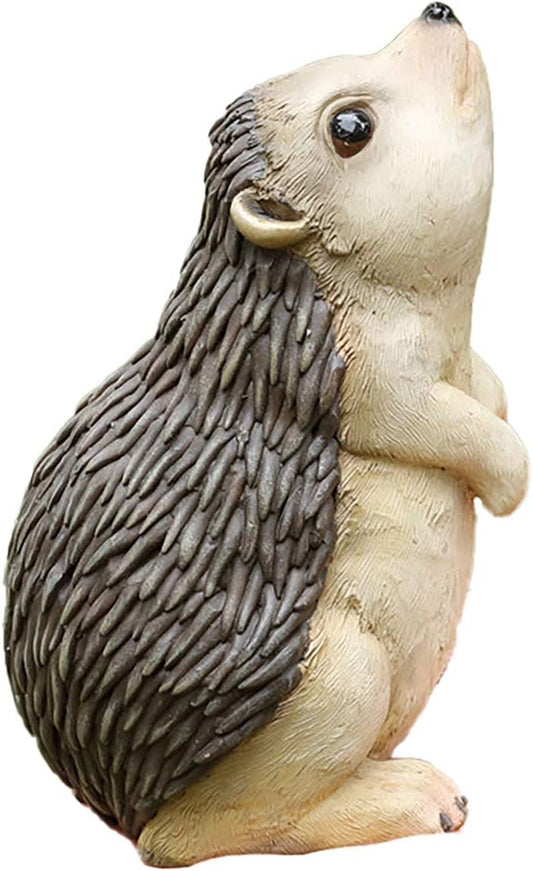 Rabbit, Squirrel and Hedgehog, Resin Garden Sculpture, Super Cute Outdoor Decoration, The Best Garden Sculpture Gift for Relatives and Friends