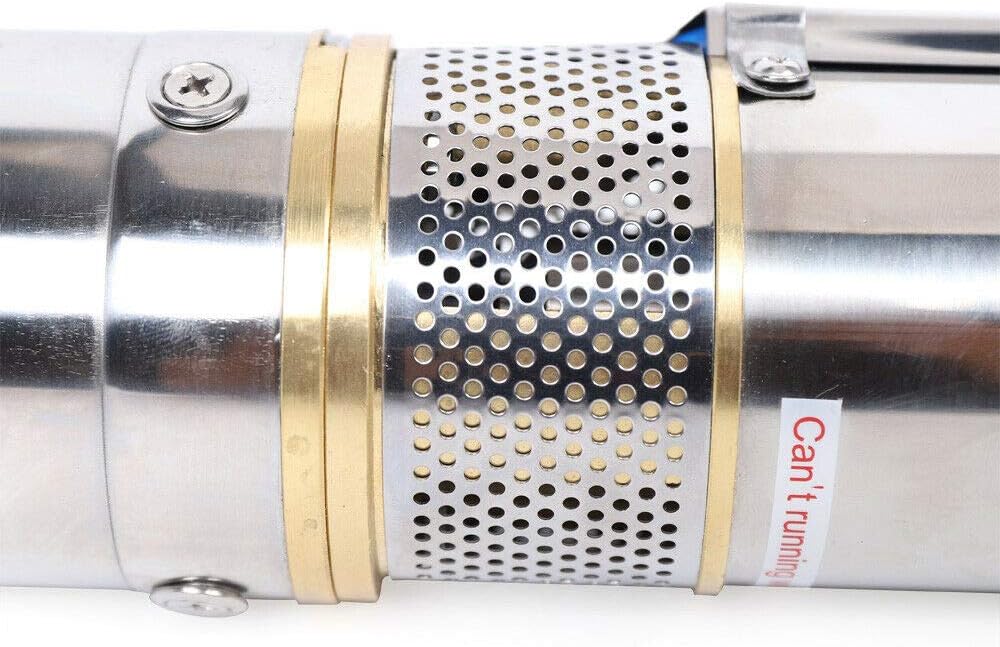 3 Inch Solar Water Pump Submersible Well Deep Bore Screw Well Garden Irrigation Kit with MPPT Controller (48V 400W)