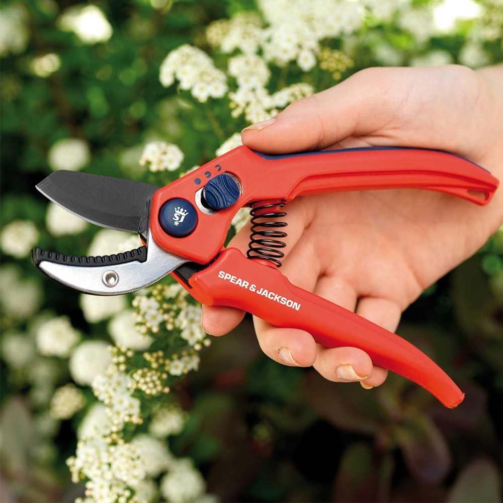 Spear & Jackson CUTTINGSET3 Razorsharp Adjustable Width Pruner & Glove Set