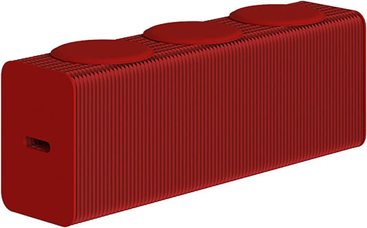 Foldable Kraft Paper Stool, Honeycomb Accordion Folding Bench, Collapsible Paper Stool for Small Spaces, Portable Footrest and Side Table for Living Room and Office,Red-44×31×150cm