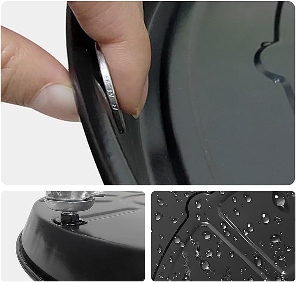 Plant Caddy with Wheels, Heavy Duty Plant Stand with Universal Wheels, Round Pot Trolley for Indoor Outdoor,18inch Black