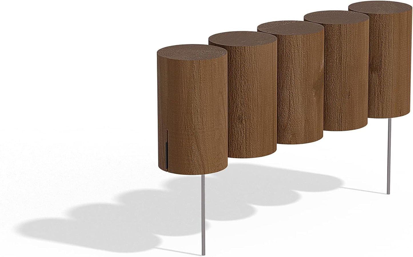 Greenes Fence 15 in. Full Log Edging (12-Pack, 15 ft. Total)