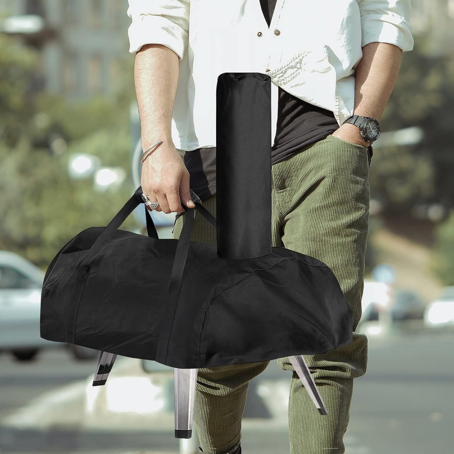 Pizza Oven Cover for BIG HORN 16,TwoPone Waterproof Pizza Oven Accessories Carry Cover for Outdoor