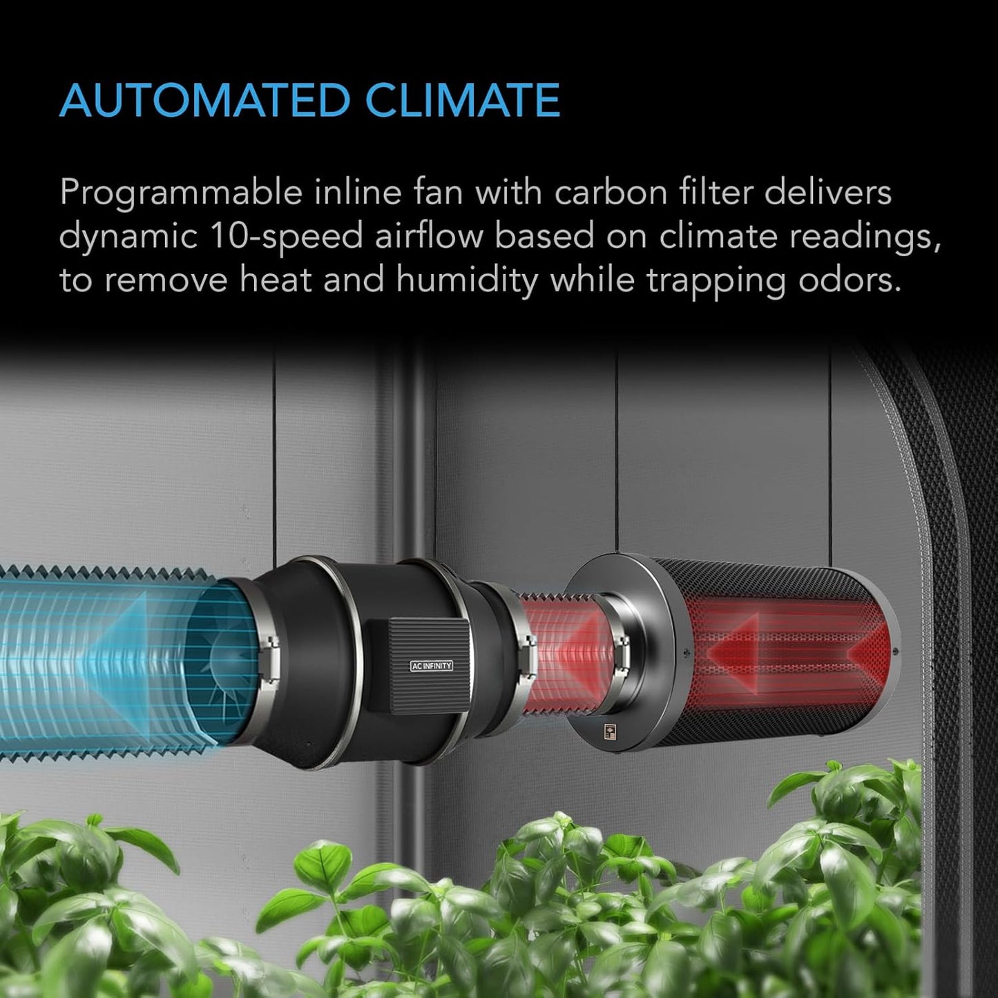 AC Infinity Advance Grow System PRO 4x4, 4-Plant Kit, WiFi-Integrated Grow Tent Kit, Automate Ventilation, Circulation, Schedule Full Spectrum Samsung LM301H EVO Bar LED Grow Light, 2000D Mylar Tent