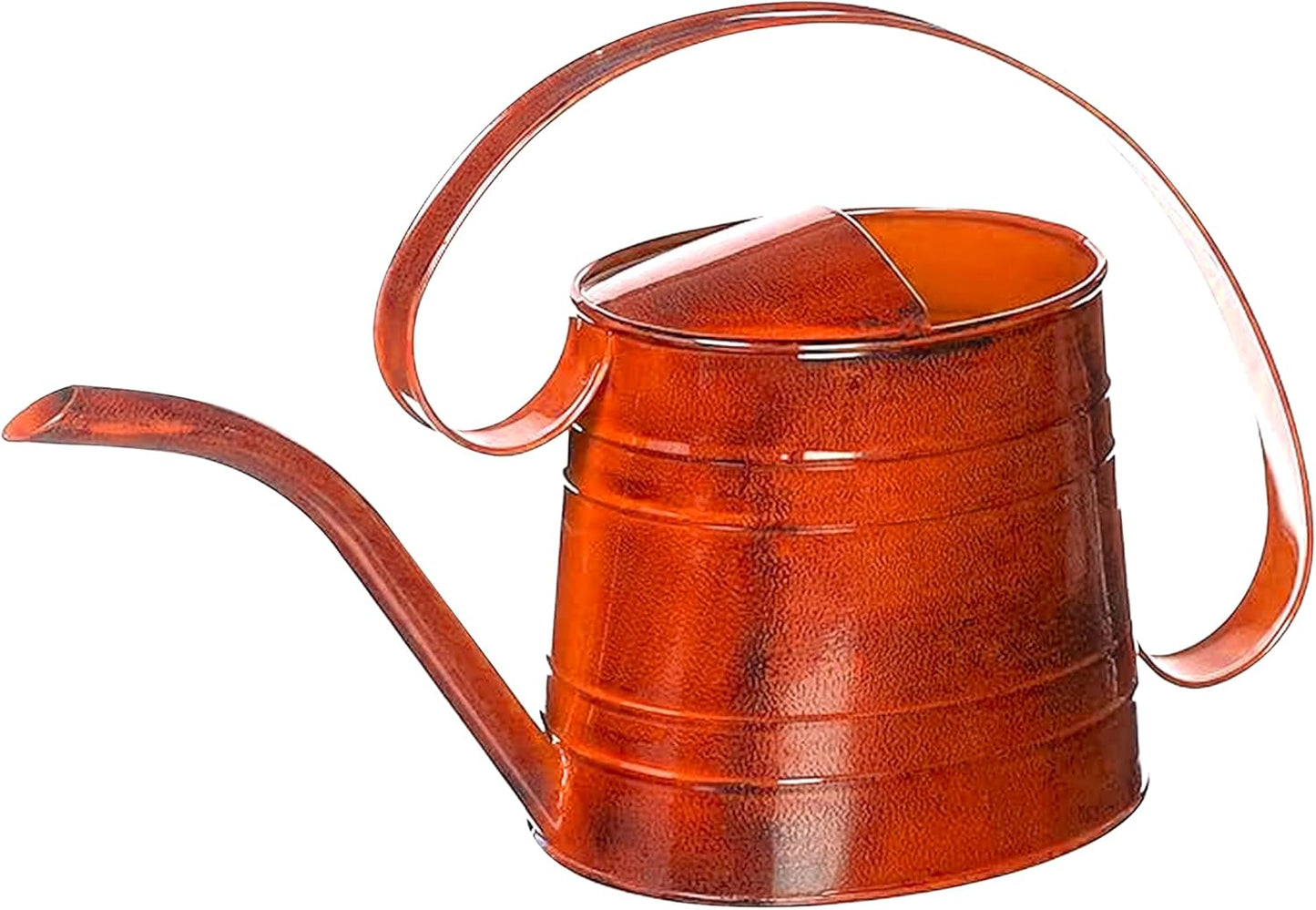 ROBERT ALLEN MPT01506 Danbury Metal Watering Can, Tango Orange