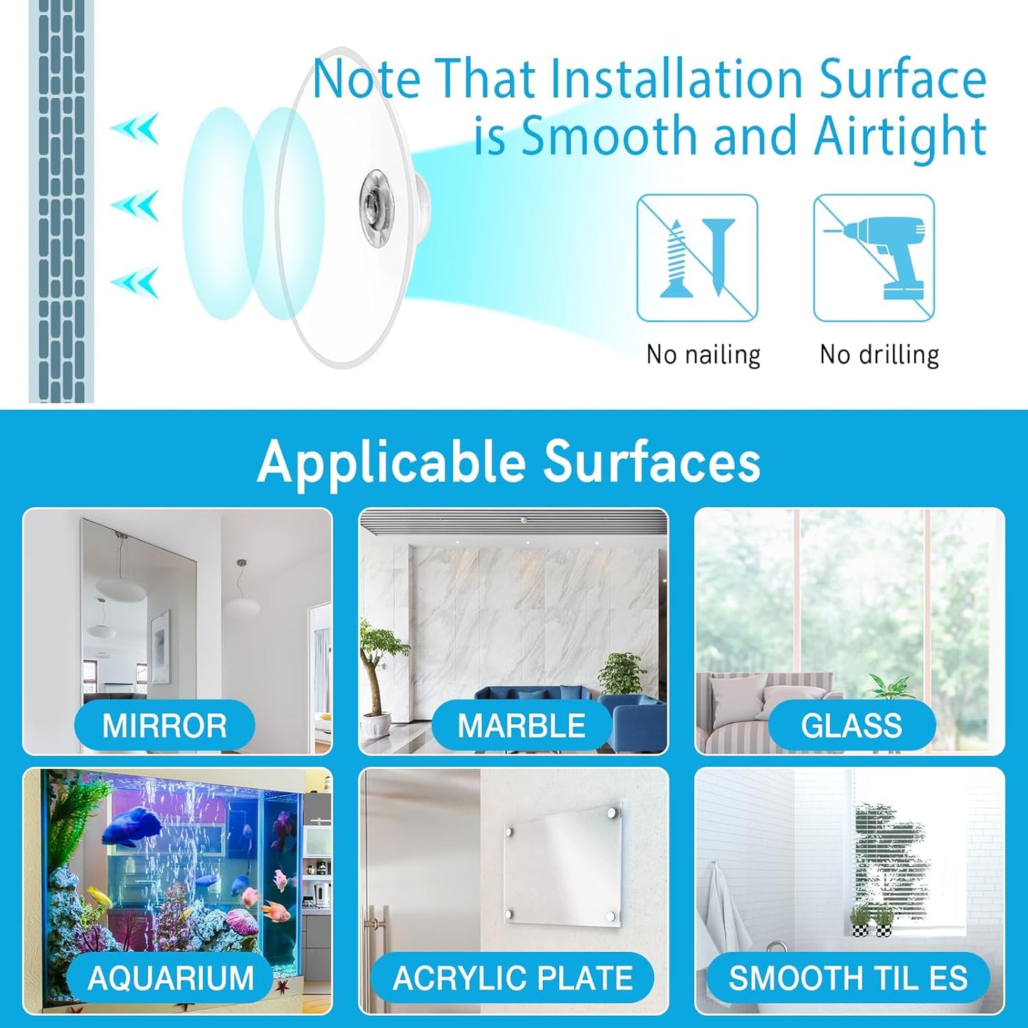 2-Pack Acrylic Window Plant Shelves with Suction Cups & Support Brackets - Rectangle Window Sill Extender for Herb Pots, Succulents, Flower Boxes, Micro Greens | Indoor/Outdoor Use