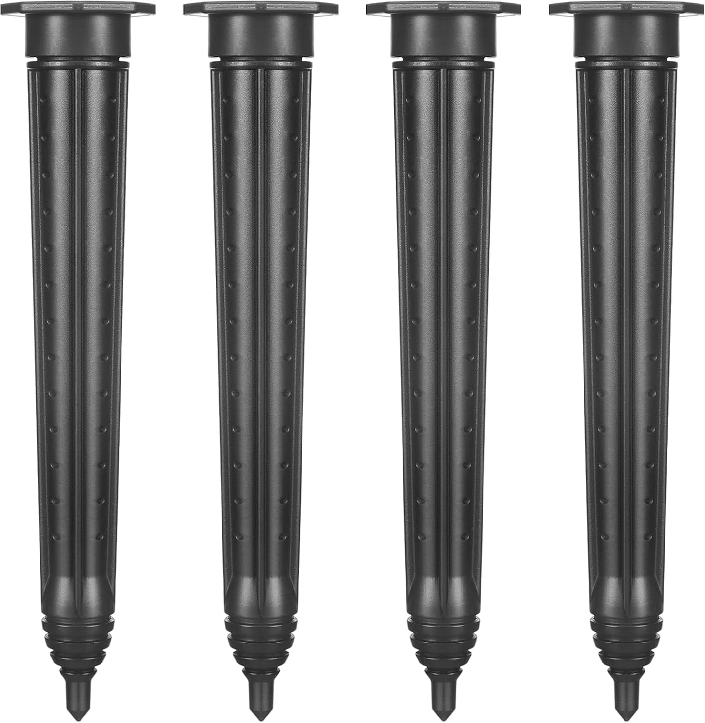 4 Pack Garden Watering Stake Large UV-Protected ABS Plastic Deep Root Irrigation Spike for Trees, Shrubs, Bushes, Shrubs, Flowers, Fruits, Vegetables, Potted Plants (14 Inch)