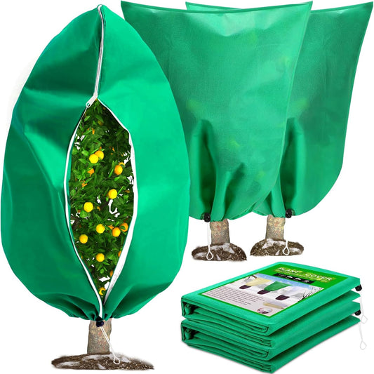 DQS 2 Pack Plant Covers Freeze Protection, 47.2" x70.8" Winter Frost Protection Blankets Frost Cloth,Suitable for Outdoor Winter Frost, Cold Weather, shrubs, Trees, Jackets, and coverings