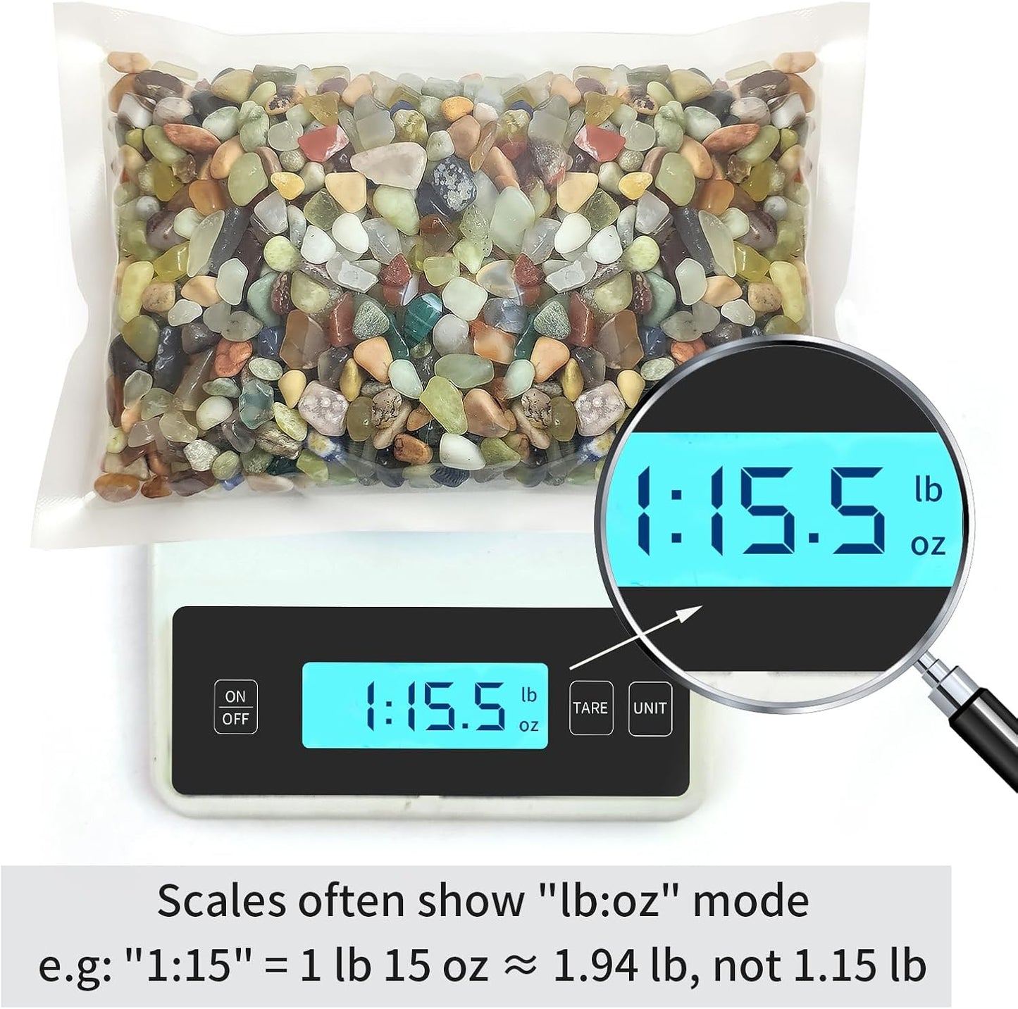 2 Pounds Pebbles for Plants, 3/8 Inch Succulent Rocks, Decorative Polished River Rocks for Plants Indoor, Vases, Cactus Planters, Bird Bath, Craft and Fairy Garden