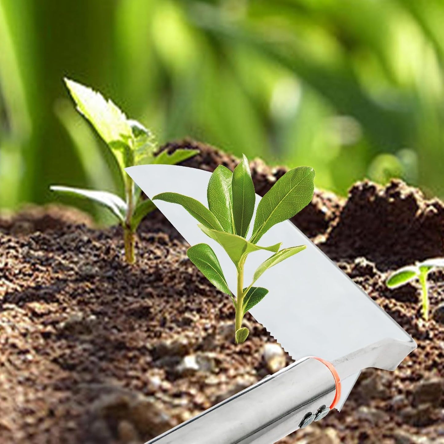 Japanese Weeding Sickle Hoe,Adjustable Long Handle Standing Hoe Graden Tool,Angular Weed Sickle Garden Tool,Action Hoe for Weeding and Planting