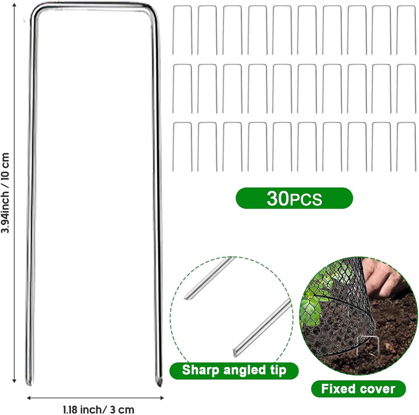 Chicken Wire Cloche Plant Covers - 20 Pack Garden Plant Cloche Metal Heavy Duty Plant Protectors from Animals for Keeping Bunnies Chicken Squirrels Birds Other Out (Black)