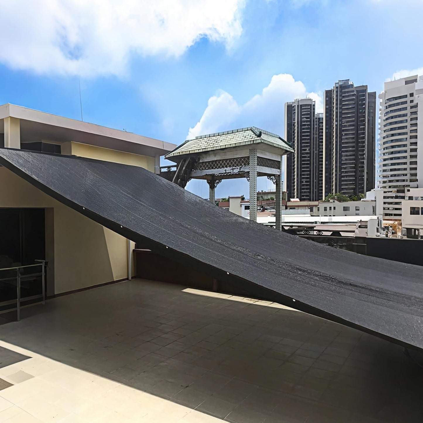 winemana Black Shade Cloth 30x30 FT– 50% Sun Shade Mesh Tarp for Greenhouse, Garden, Patio, Dog Kennel, Chicken Coop, and Outdoor Protection, Plants Cover Shade Netting with 2 Reinforced Grommets