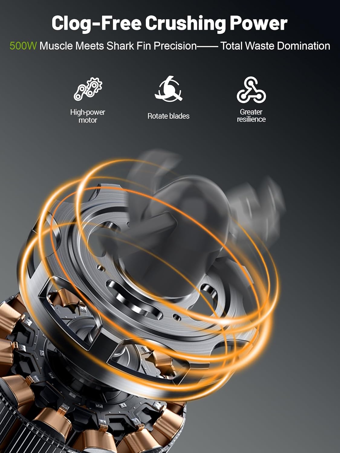 Growell Electric Composter for Kitchen Indoor, 2.5L Countertop Compost Bin, Odorless Food Waste Composting Machine with Auto-Clean & LED Display - 4H/6H Fast Processing (Model: EC02)