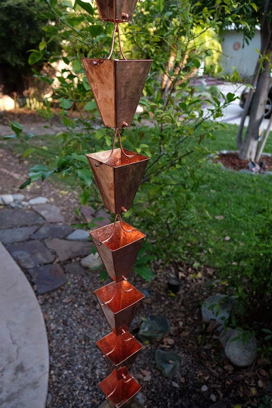 Large Tapered Cups - Copper Plated with Installation Kit (13 Feet)
