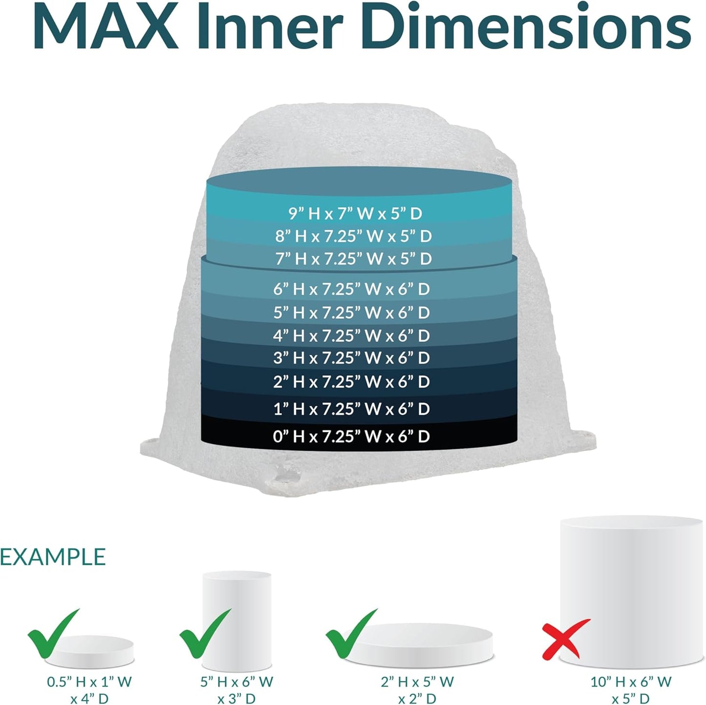 Sunnydaze 11" H Polyresin Faux Landscape Rock Cover - Lightweight Fake Rock Well Pump Cover for Outside - Sand