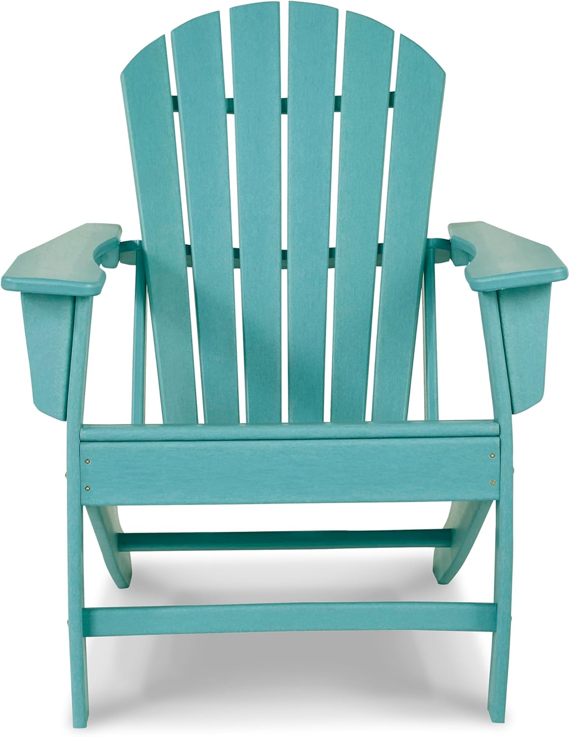 Signature Design by Ashley Sundown Treasure Outdoor Patio HDPE Weather Resistant Adirondack Chair, Blue