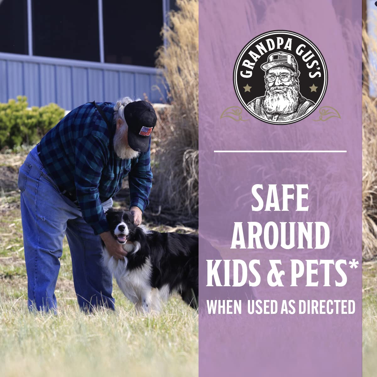 Grandpa Gus's Natural Bed Bug Spray, Plant-Based Bug Control for Home, Mattresses, Furniture, Carpets, and Bedding, Kills Bed Bugs and Eggs, Safe for Kids and Pets, 16 fl oz