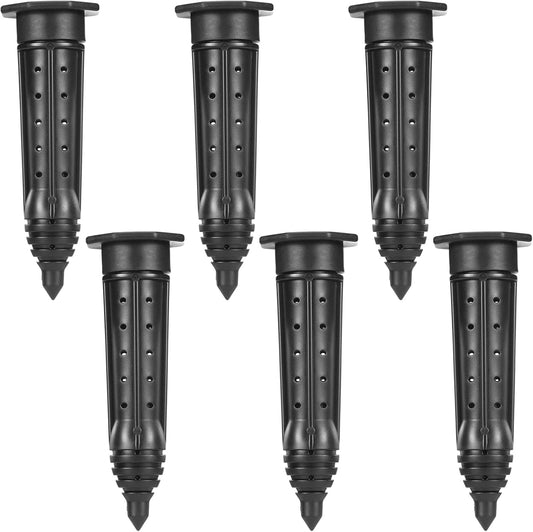 6 Pack Garden Watering Stake Large UV-Protected ABS Plastic Deep Root Irrigation Spike for Trees, Shrubs, Bushes, Shrubs, Flowers, Fruits, Vegetables, Potted Plants (8 Inch)