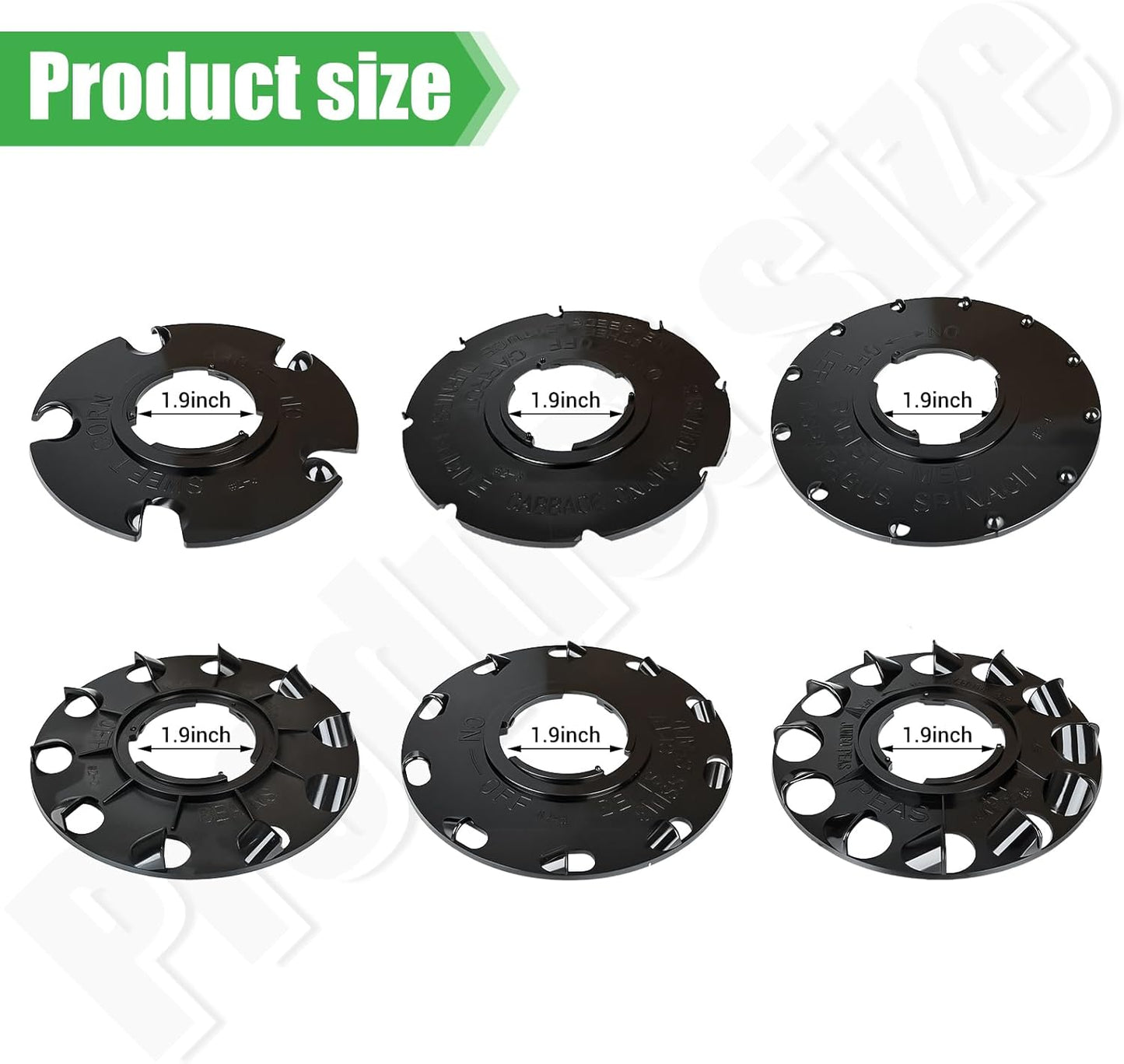 60009 Seed Plate Replacement for Earth-Way 1001-B Seeder, Precision Seeder Plate for Sweet Corn, Radish, Carrot, Peas, Beans & More