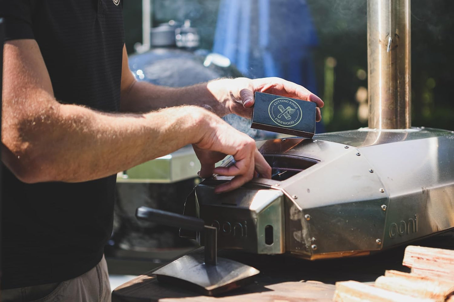 Cutting Edge Firewood 6 Inch Mini Pizza Oven Wood - Ultra Kiln Dried Premium Oak Cooking Wood for Portable Pizza Ovens - Miniature Logs - 12 Pound