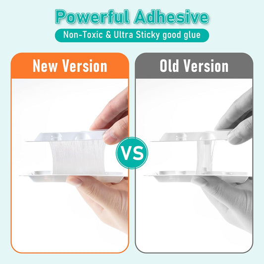 Qualirey 12 Pack Mouse and Insect Glue Traps, Strong Sticky Mice Traps Indoor for Home, Pre Scented Rodent Pads with Non Toxic Glue for House Garage, Ready to Use, Safe to Children and Pets (White)