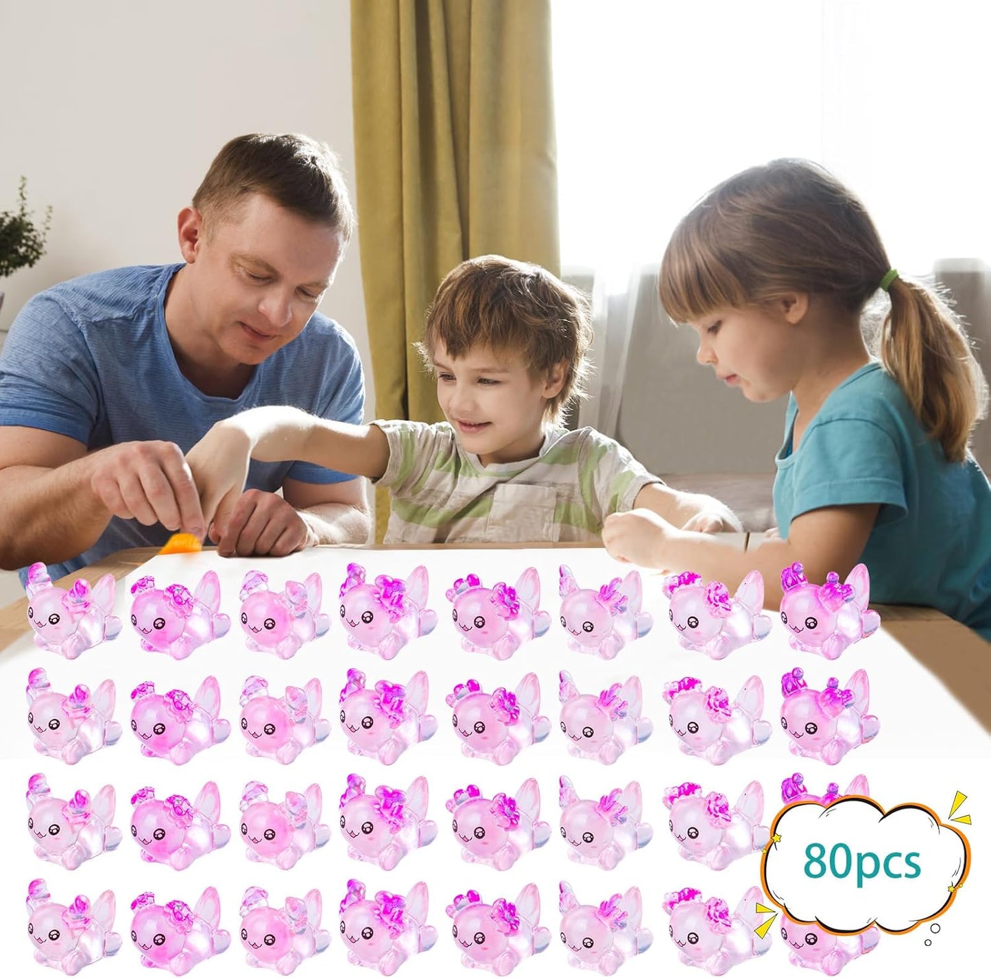 80 Pcs Mini Resin Axolotl with Coral Variety Tiny Animals Figures Miniature Little Small Salamander Figurines Bulk for Micro Fairy Garden Landscape Accessories Hide Crafts Decor