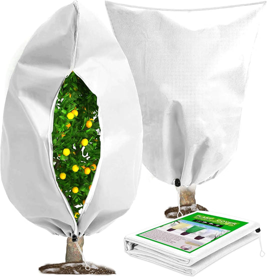 DQS Plant Covers Freeze Protection, 74.8" x90.5" Winter Frost Protection Blankets Frost Cloth,Suitable for Outdoor Winter Frost, Cold Weather, shrubs, Trees, Jackets, and coverings