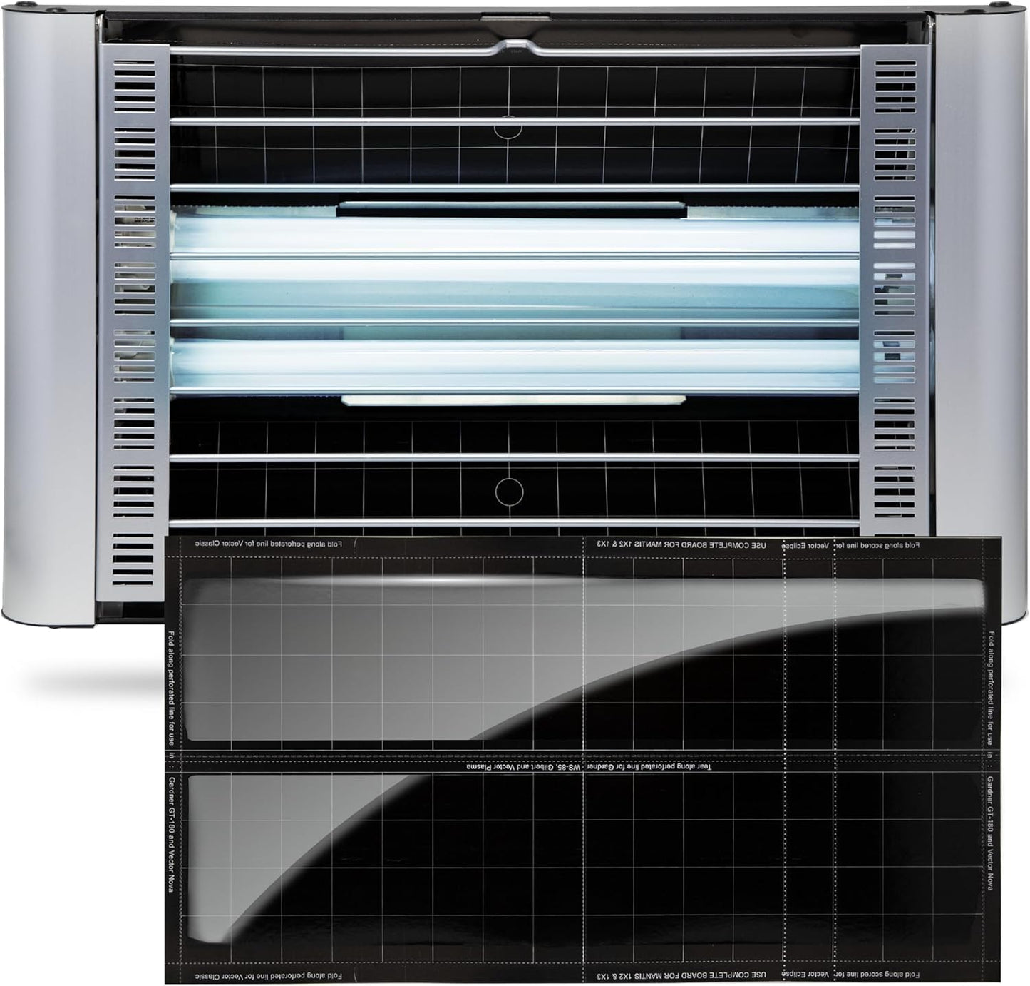 Catchmaster Vector Plasma Grilled Light Trap, UV Light Fly Traps, Gnat Traps for House Indoor, Shatterproof Bulbs, UV Lamp Insect Killer, Bug Light for Commercial Kitchen, Warehouse & Restaurants