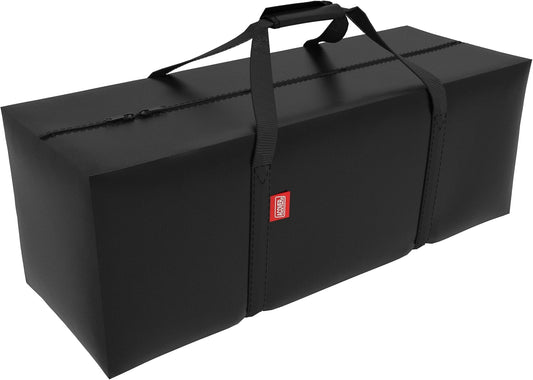 Outdoor Rectangular Cushion/Cover Storage Bag, Protective Zippered Storage Bags with Handles, 60"X20"X28" Black