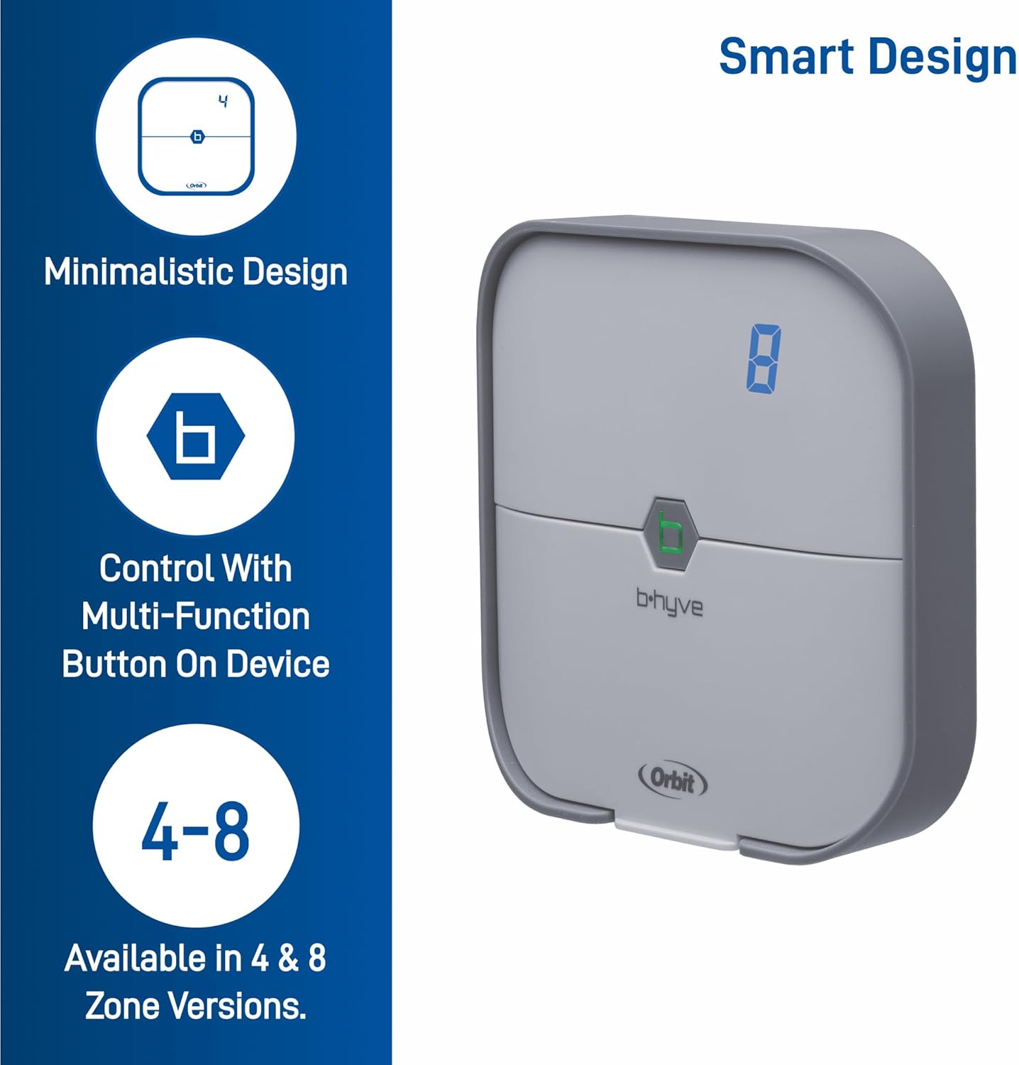 Orbit 57925 B-hyve 8-Zone Smart Indoor Sprinkler Controller