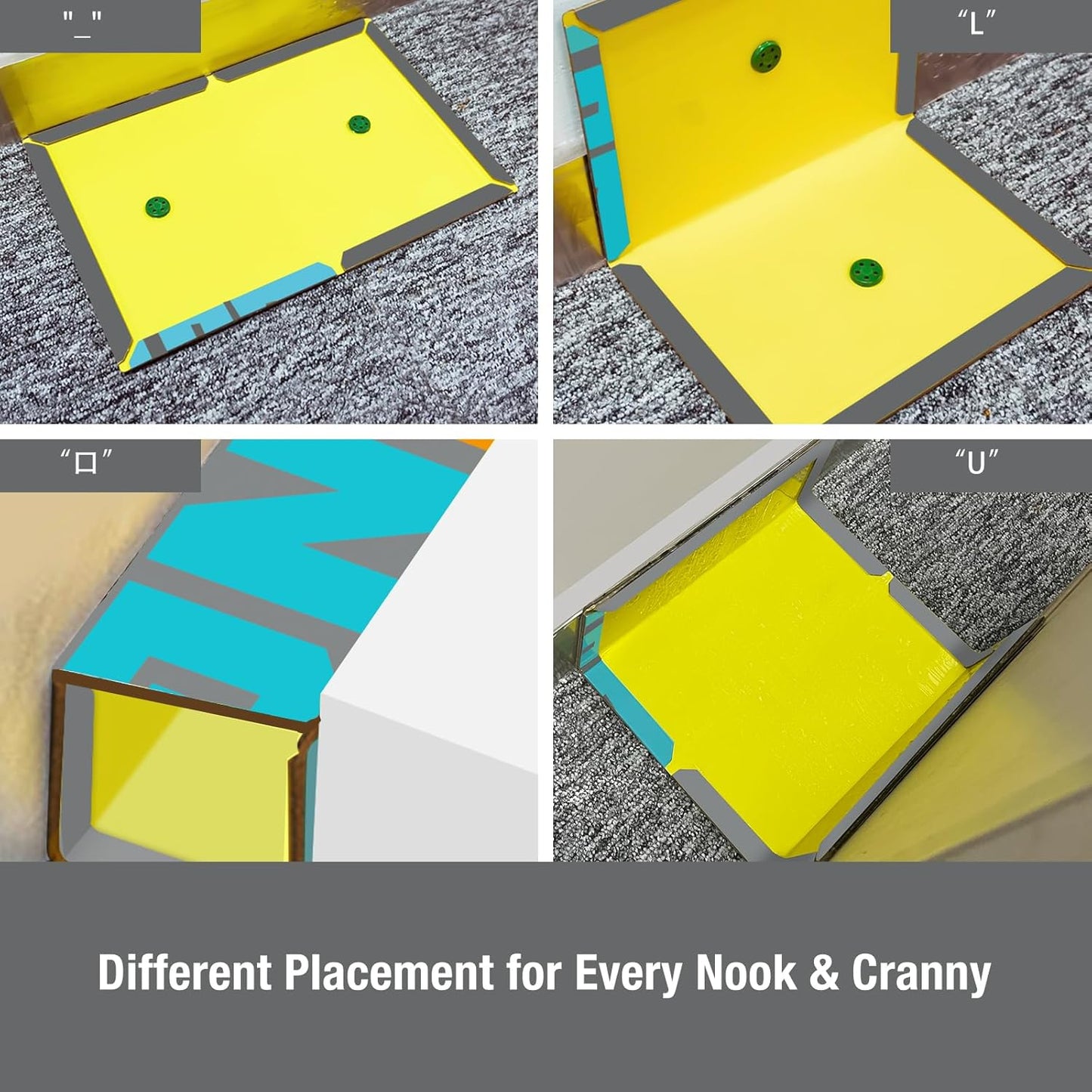 Mouse Trap Glue Board 13-Pack,3X Faster Catch with Built-in Sesame Scent, Sticky Trap for Crawling Pests, Rats & Mice Extra Heavy & Sticky, Biodegradable, Indoors Home & Commercial