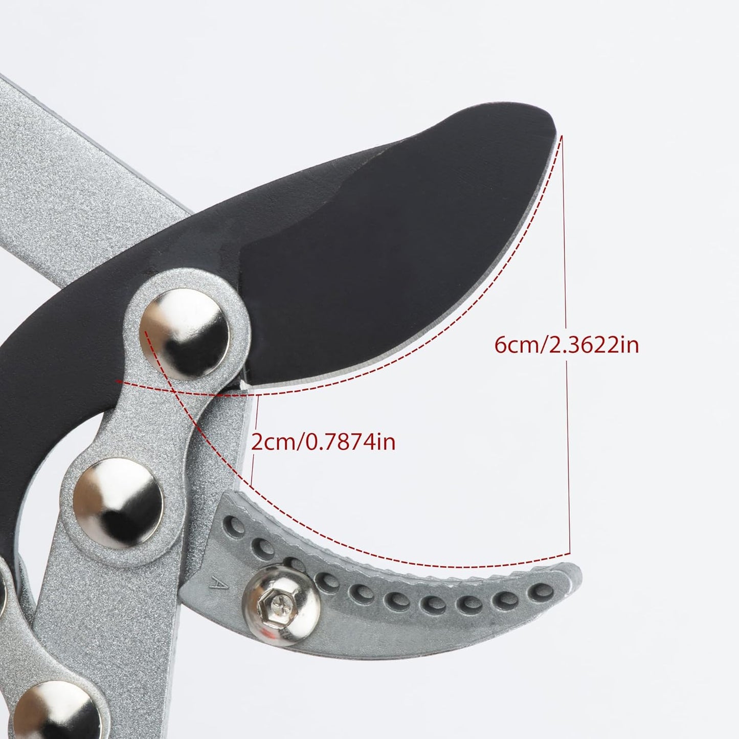 Heavy Duty Garden Lopper Pruning Shears, Aluminum Alloy or Carbon Steel, Tree Branch Cutter with Non-slip Handle, Labor-saving Gardening Tools, Yard, Orchard (Vigorously cut 59cm aluminum alloy)