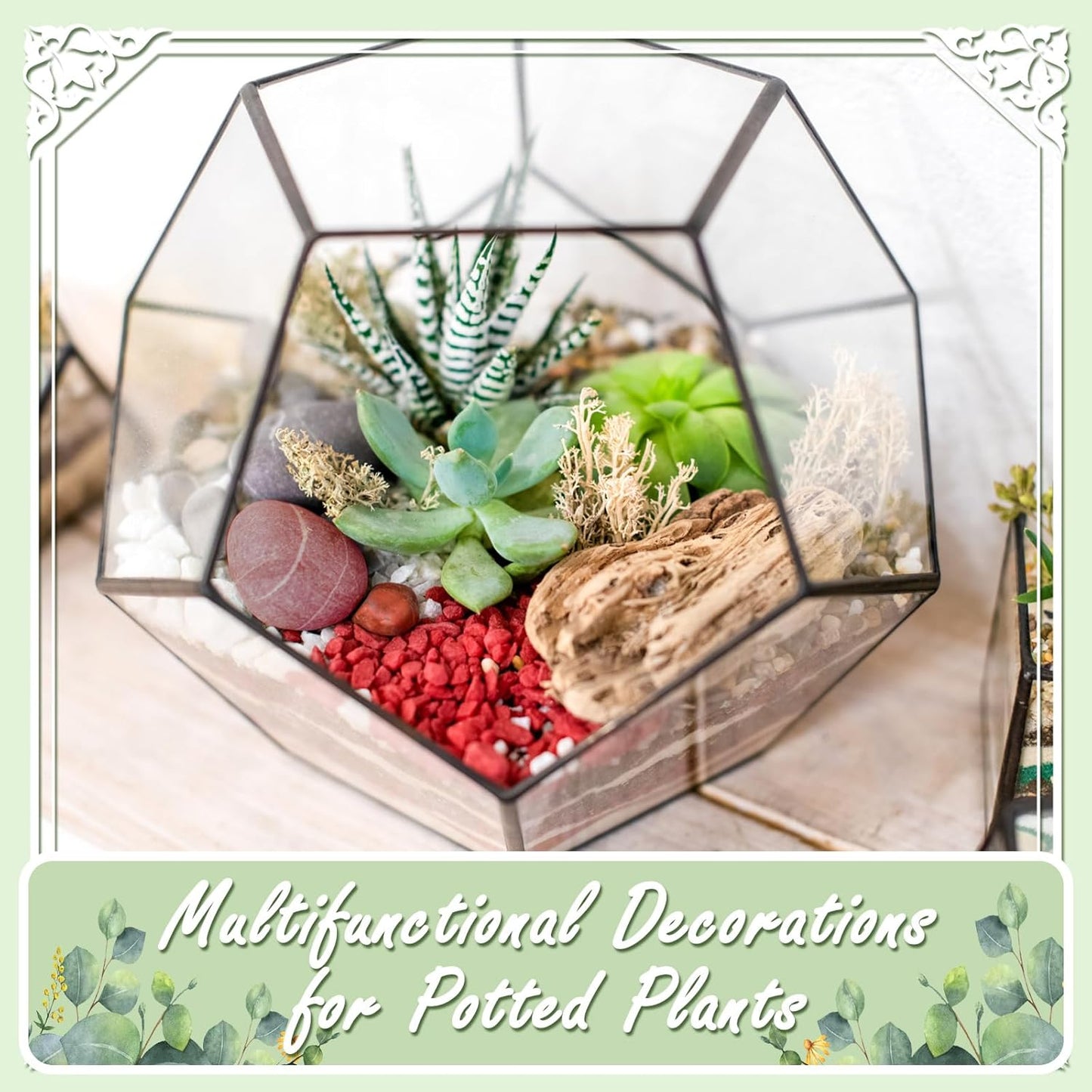 11lbs Smooth River Rocks, 1-2 Inch Hand-Picked Premium Pebbles for Garden and Landscape Design, Kindness Stones for Painting,DIY Arts, Red