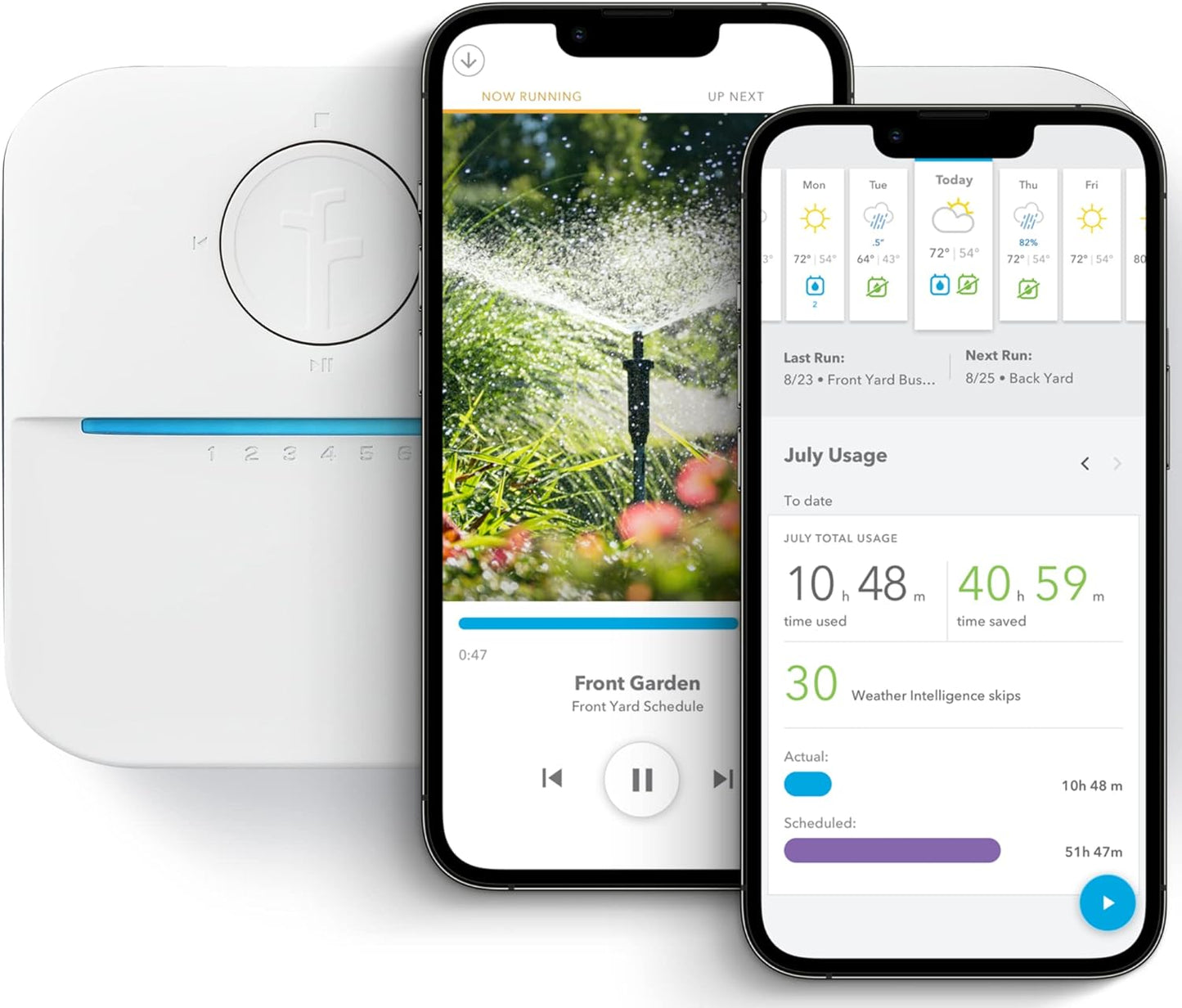 Rachio 3 Smart Bundle: Includes Rachio 3rd Generation-16 Zone Smart Sprinkler Controller (Alexa Compatible w/ Hyperlocal Weather Intelligence Plus & Rain Skip) & Rachio Weatherproof Outdoor Enclosure